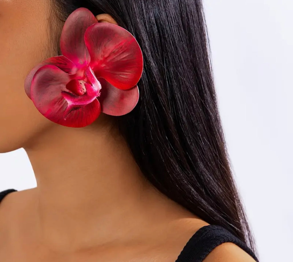 $12.990 💠 Aros Orquídea – Edición Cielo Tropical