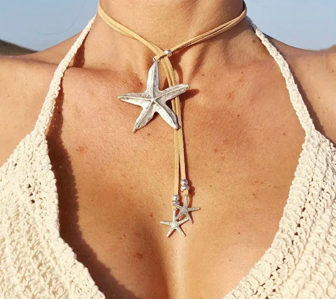$9.990 🌊 Collar Estrella de Mar — Brillo del Verano