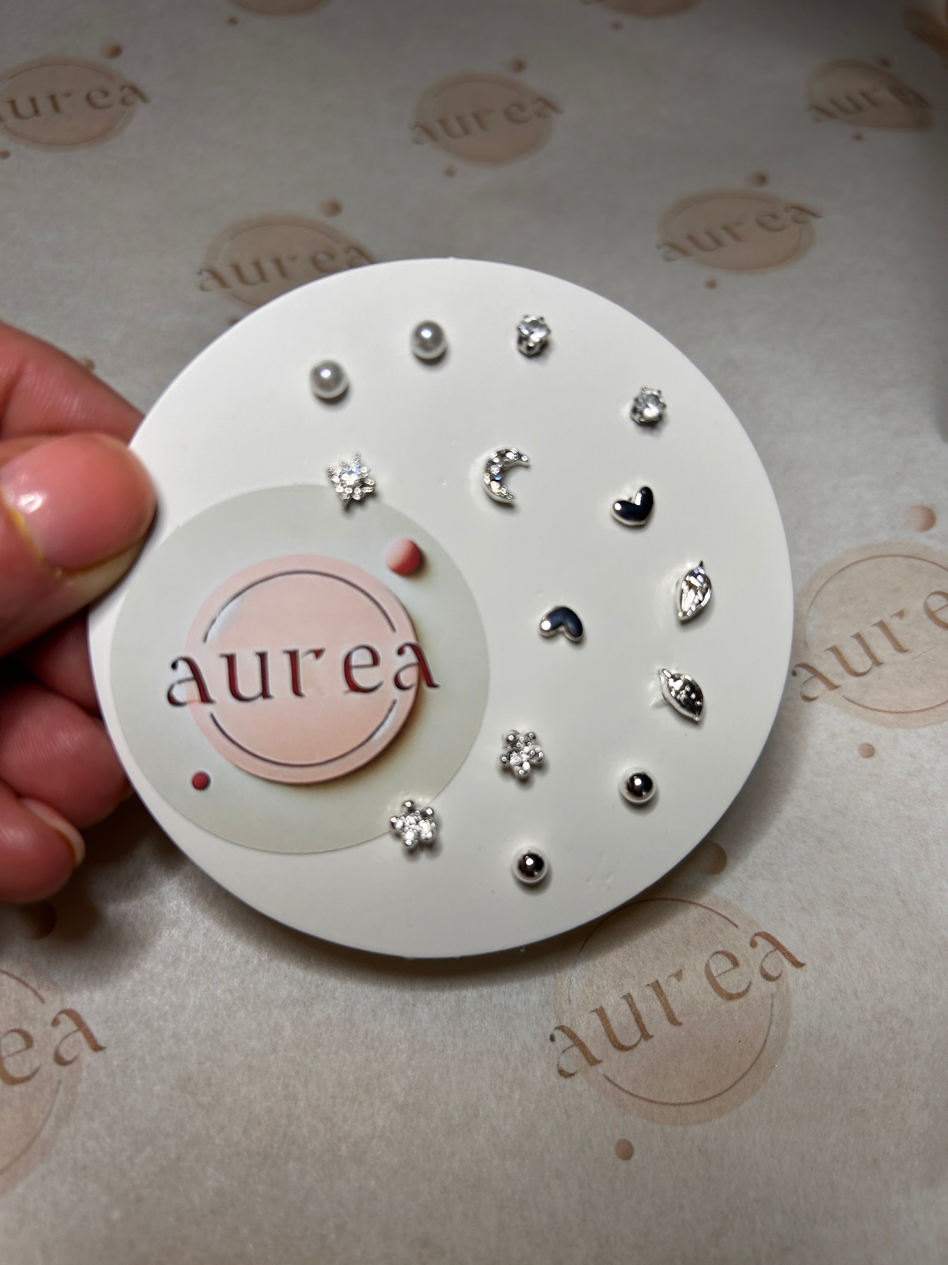 Pack de Aros Dulce Aurora · Set 6 pares