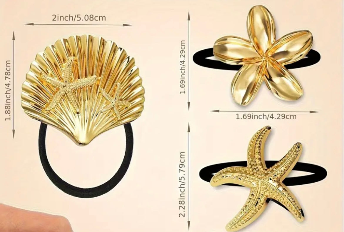 $9.990 Set 3 coletas playeras 🌺 ⭐️ 🐚