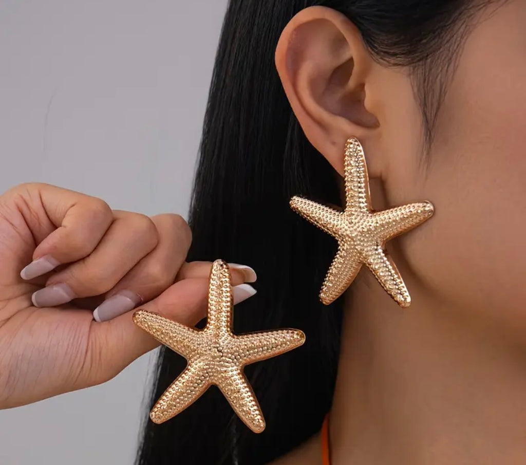 $12.990 🌊 Aros “Estrella Marina”