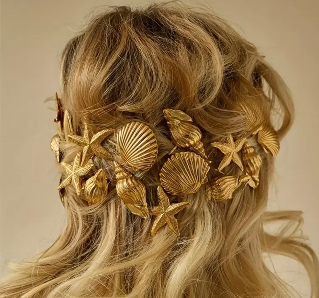 $6.990 🌟 Set de Pinzas Doradas “Sea Gold