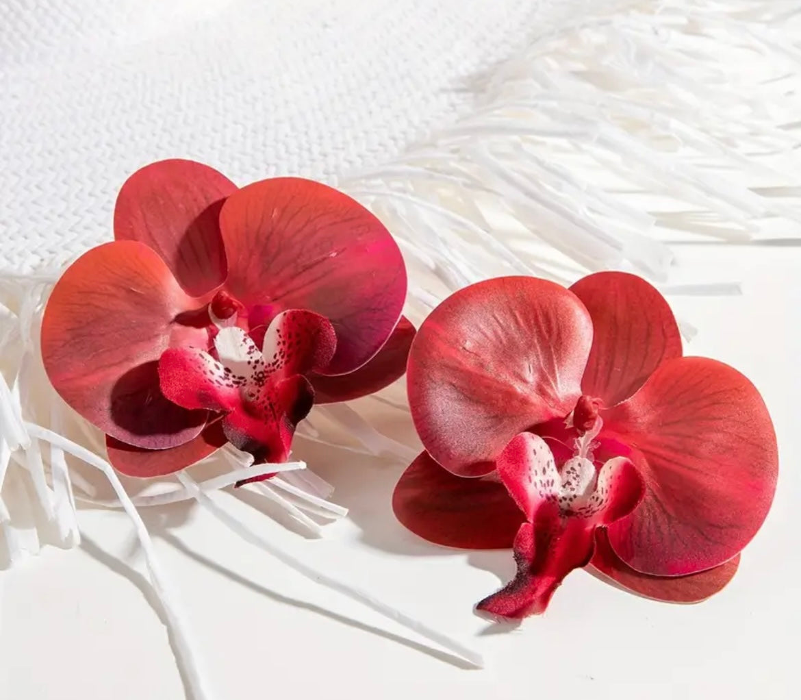 $12.990 💠 Aros Orquídea – Edición Cielo Tropical