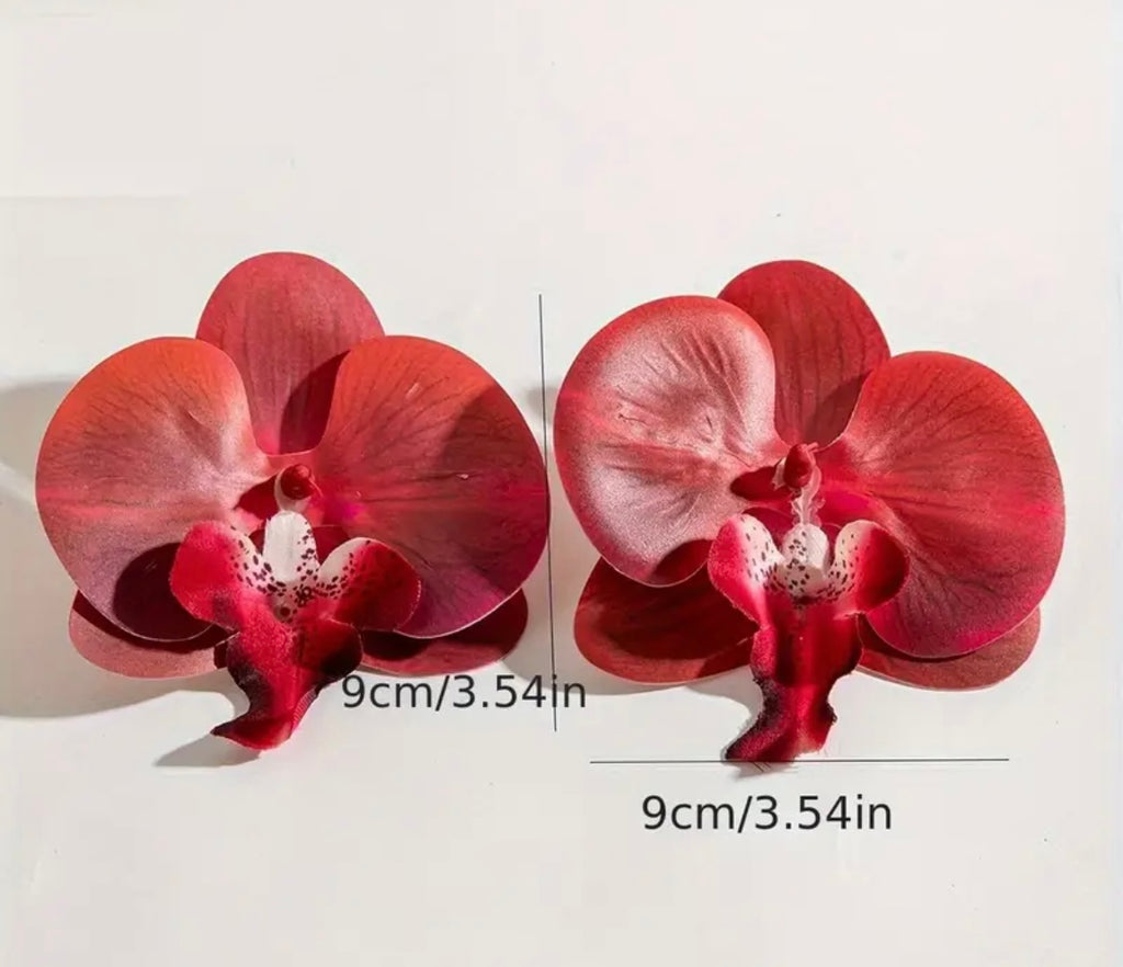 $12.990 💠 Aros Orquídea – Edición Cielo Tropical