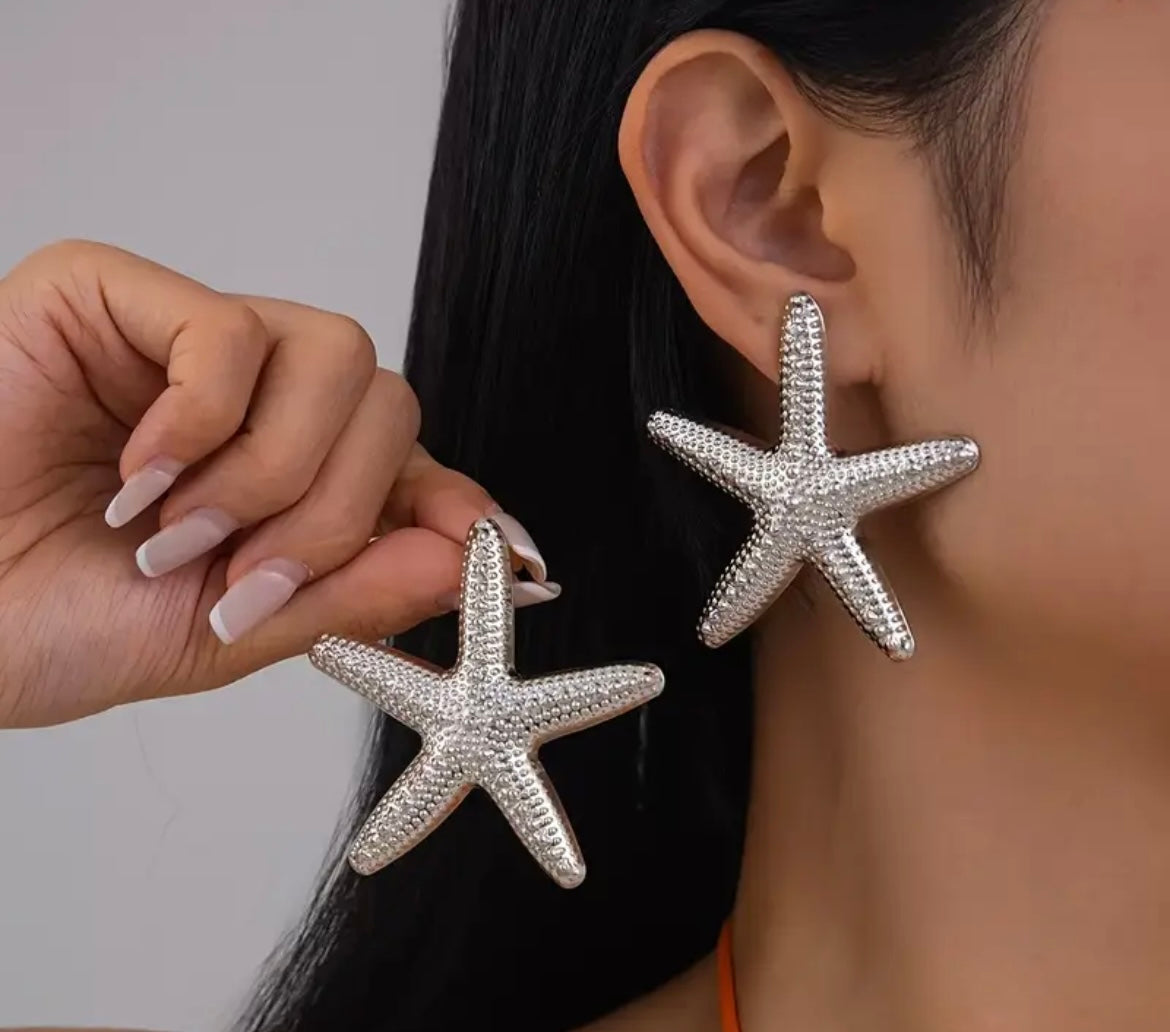 $12.990 🌊 Aros “Estrella Marina”