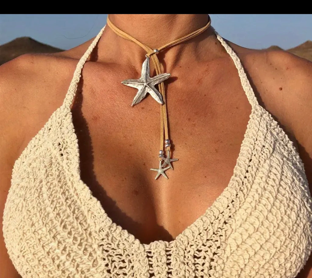 $9.990 🌊 Collar Estrella de Mar — Brillo del Verano