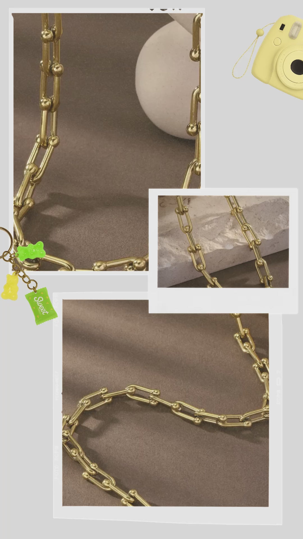 $14.990 ✨ Collar Dorado “Golden Link” – Minimalismo y Fuerza en un Solo Diseño